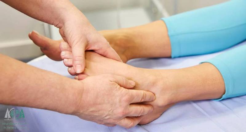 تشخیص افتادگی مچ پا