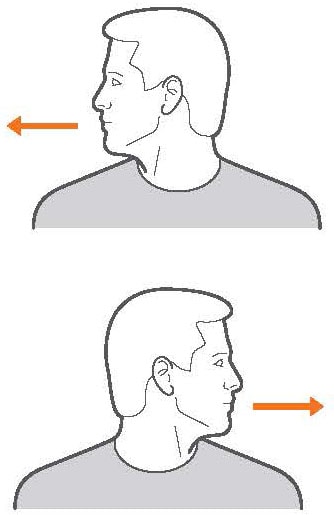 تمرین چرخش گردن برای درمان گردن درد